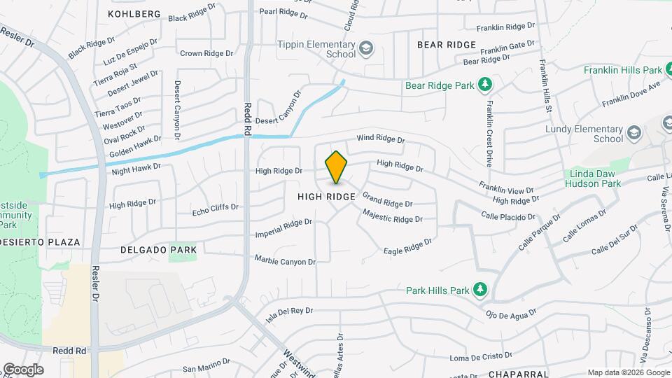 1109 Noble Ridge Way Map and Location Details