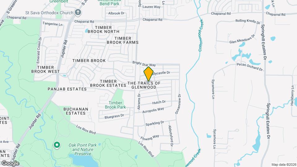 3532 Danbury Ln Map and Location Details