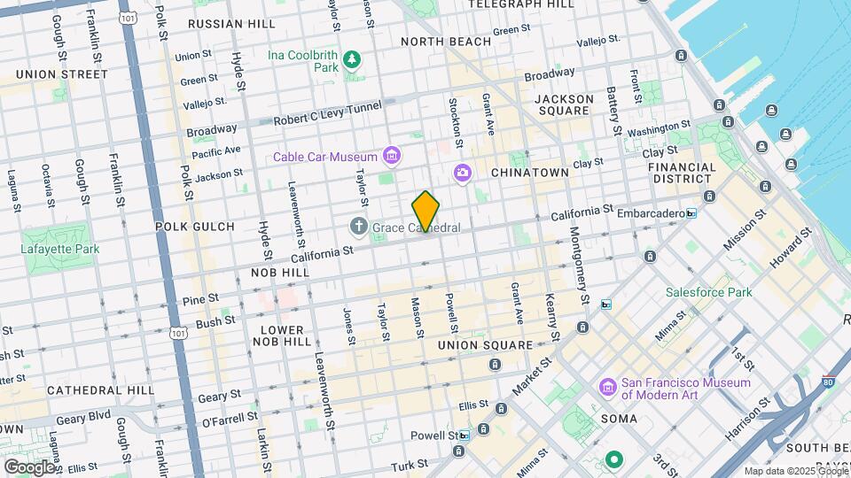 847 California St, Unit 504 Map and Location Details