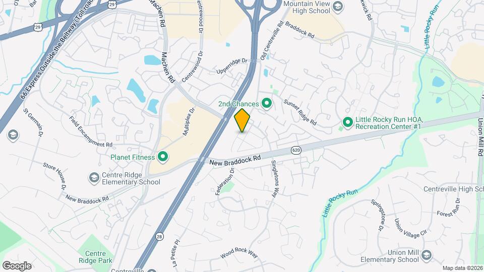 6104 Hoskins Hollow Cir Map and Location Details