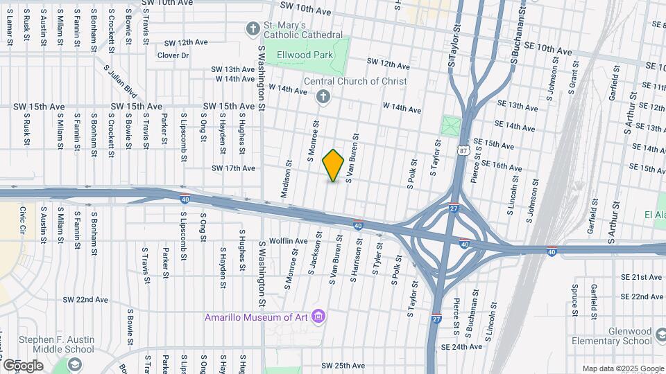 1705 S Jackson St Map and Location Details