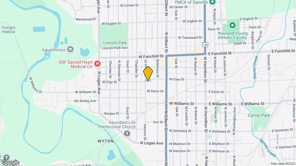 619 Harmon St Map and Location Details