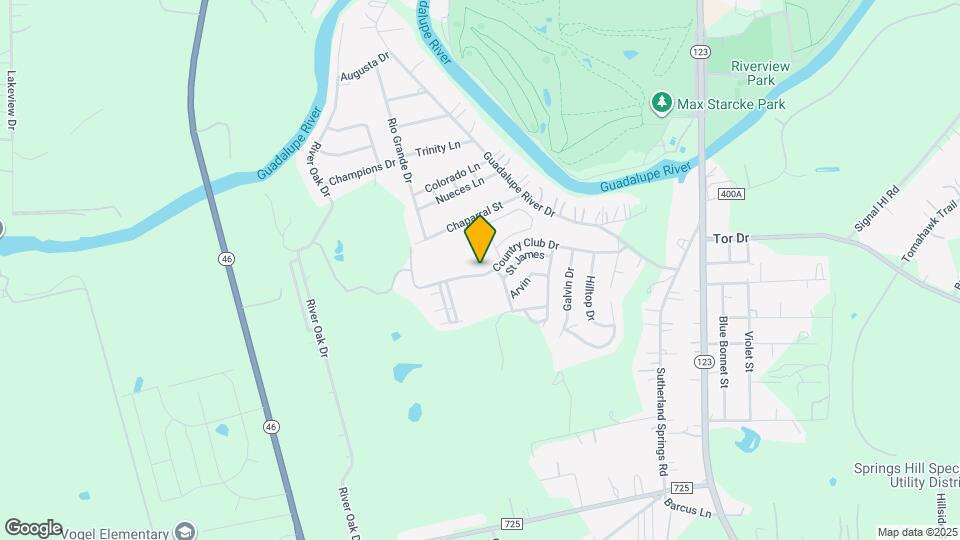 914 Country Club Dr Map and Location Details