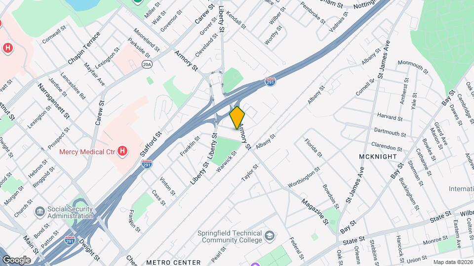 14 Ledyard St Map and Location Details