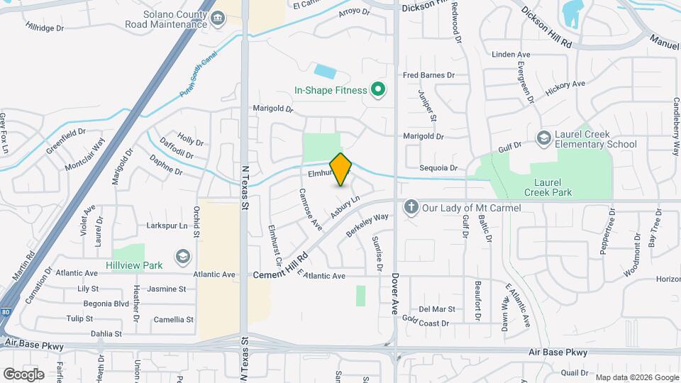 2650 Bloomfield Ct Map and Location Details