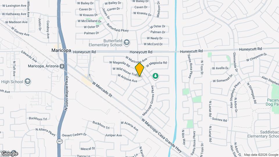 43584 W Arizona Ave Map and Location Details