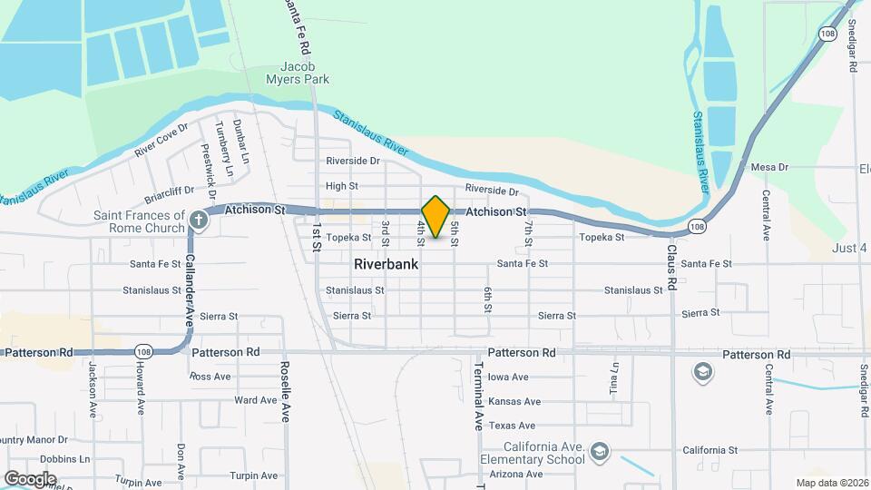 3418 Topeka St Map and Location Details