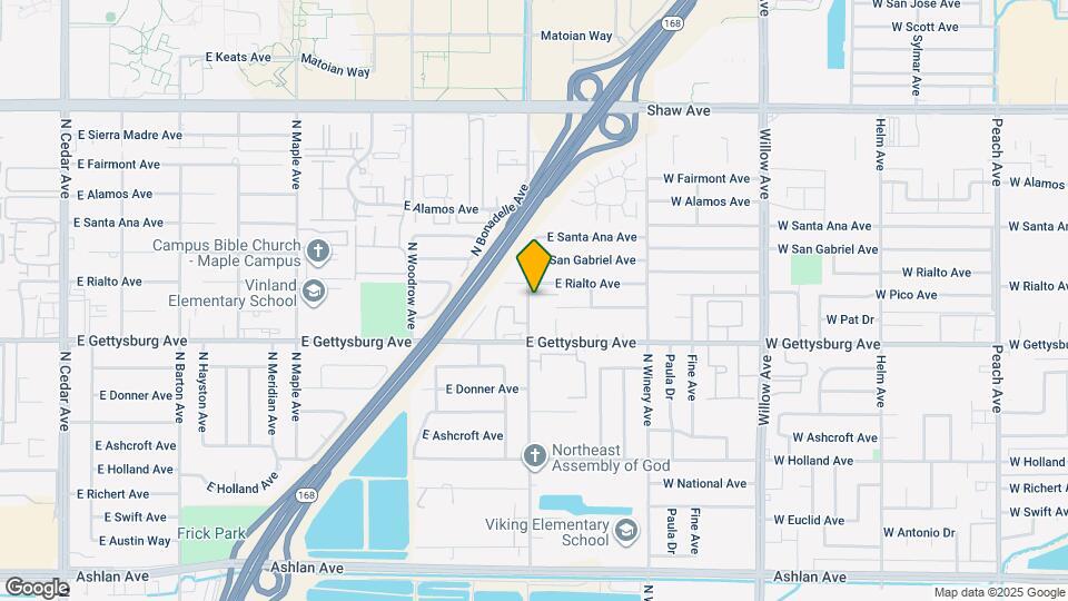 4654 N Chestnut Ave, Unit 134 Map and Location Details