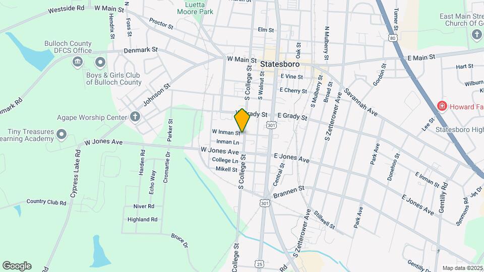 217 S College St Map and Location Details