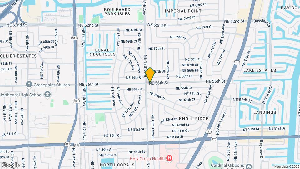 1810 NE 56th St Map and Location Details