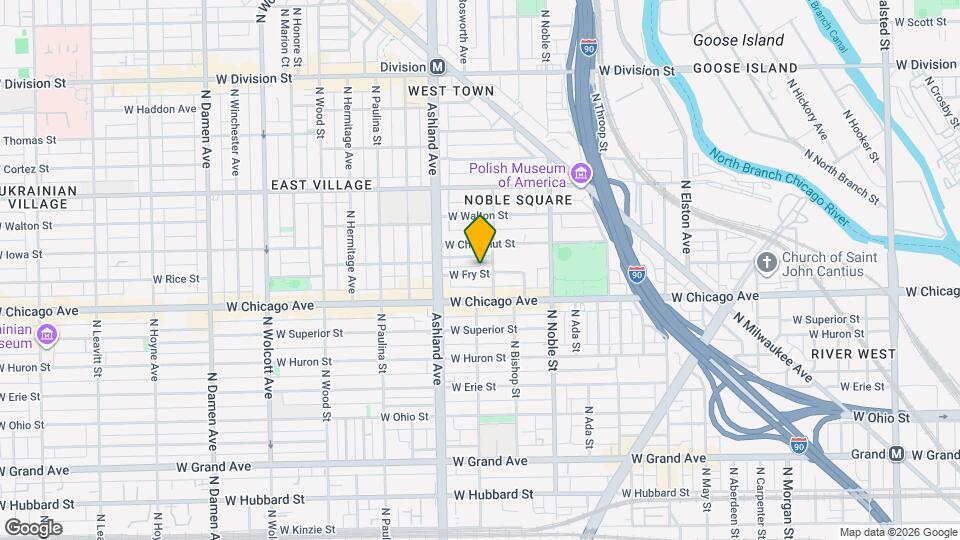 1514 W Fry St Map and Location Details
