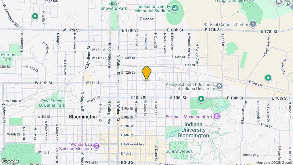 720 N Grant St Map and Location Details