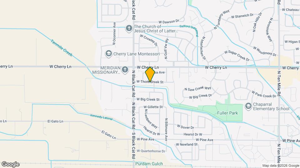 4619 W Thorn Creek St Map and Location Details