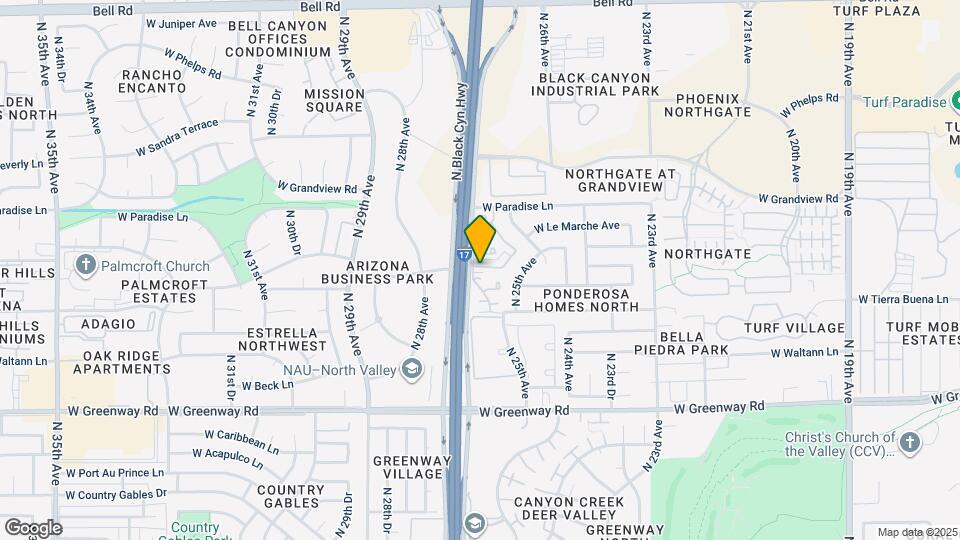 2571 W Marconi Ave Map and Location Details