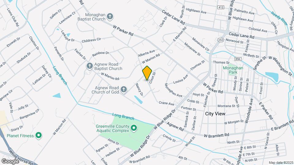 111 Crane Ave Map and Location Details