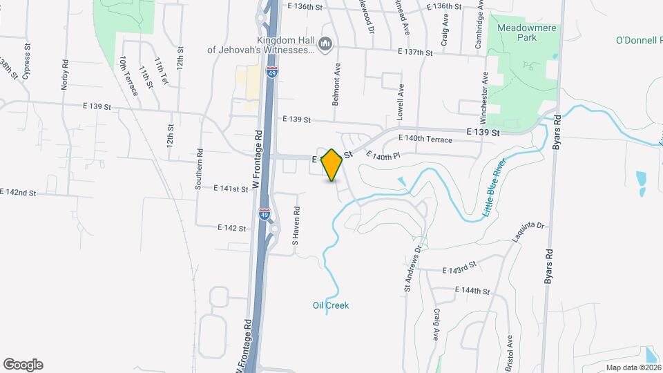 14012 Ballantrae Dr Map and Location Details