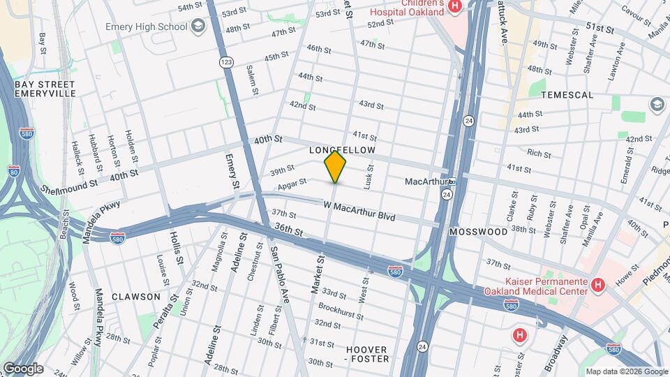 3834 Market St Map and Location Details