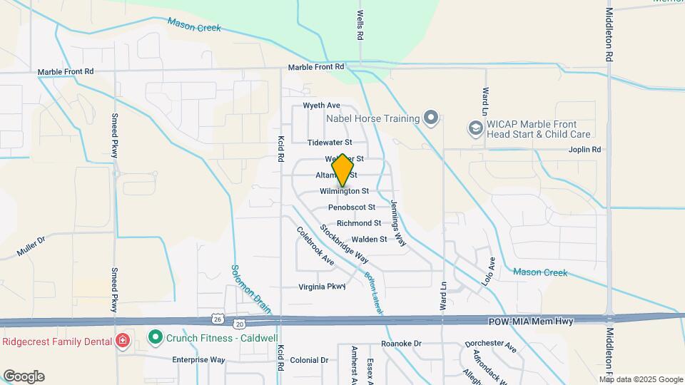 11889 Wilmington St Map and Location Details