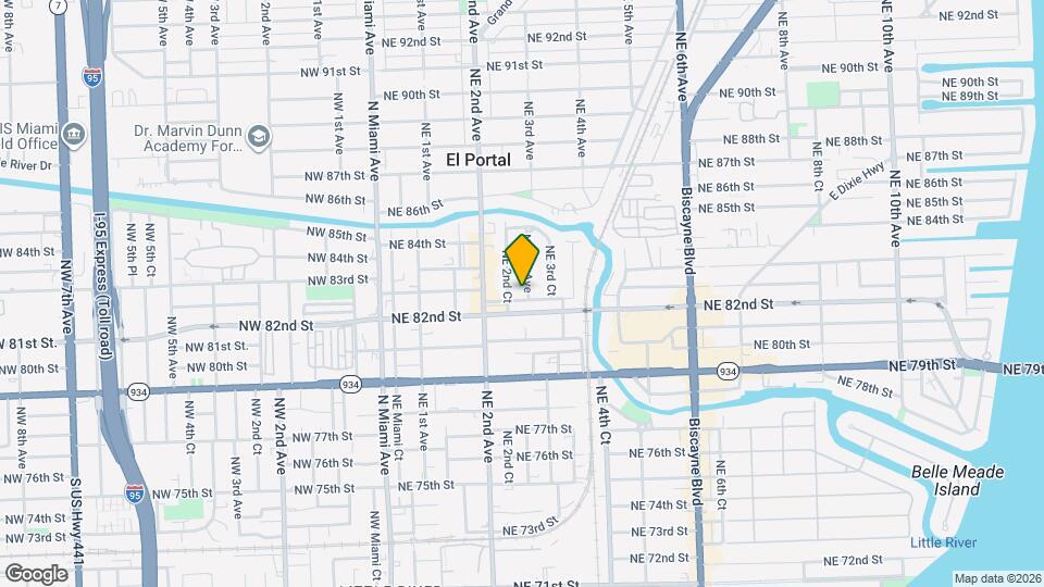 8240 NE 3rd Ave Map and Location Details