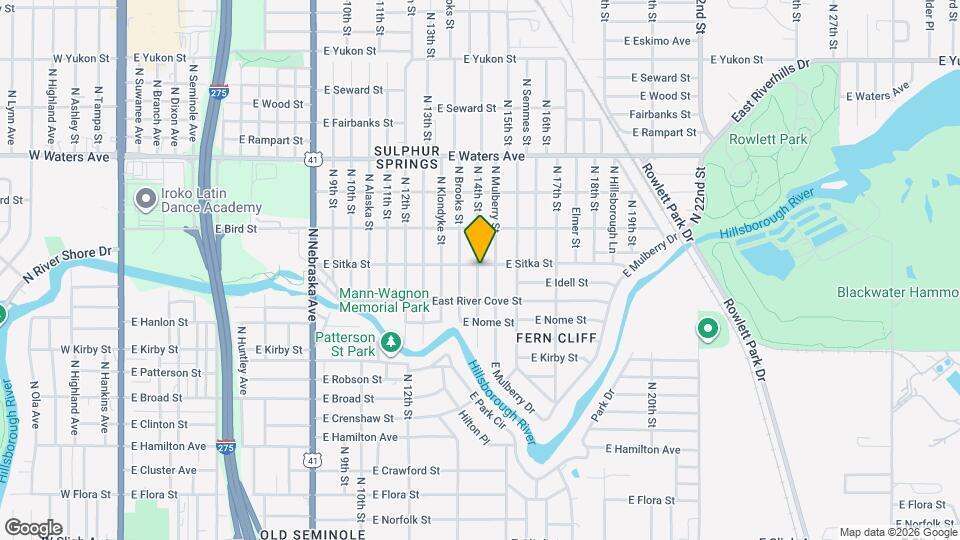 1401 E Sitka St Map and Location Details