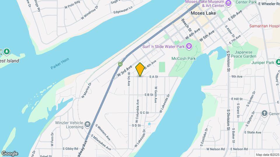 1003 W Columbia Ave Map and Location Details