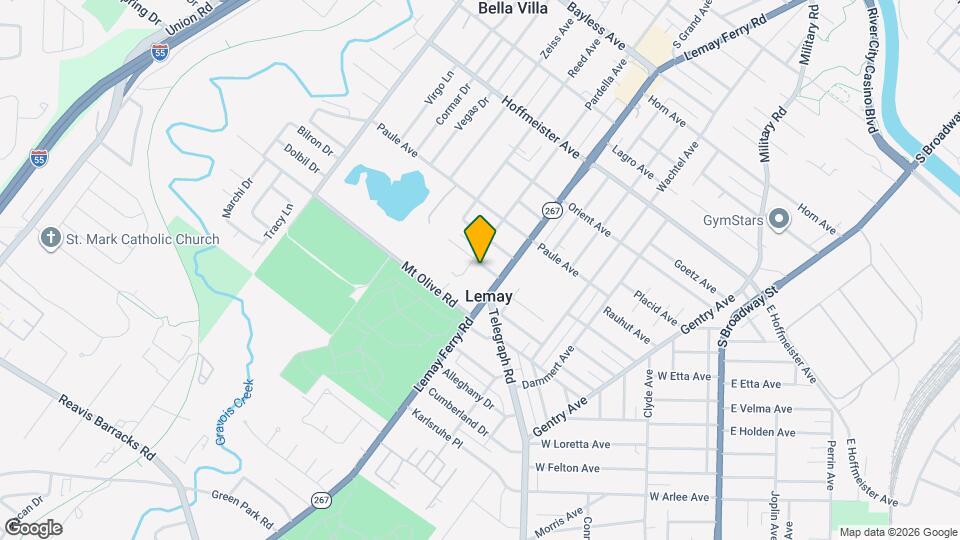 3620 Cleves Ave Map and Location Details