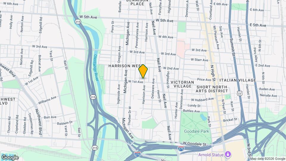 957 Harrison Ave, Unit A Mapa y Detalles de la Ubicación