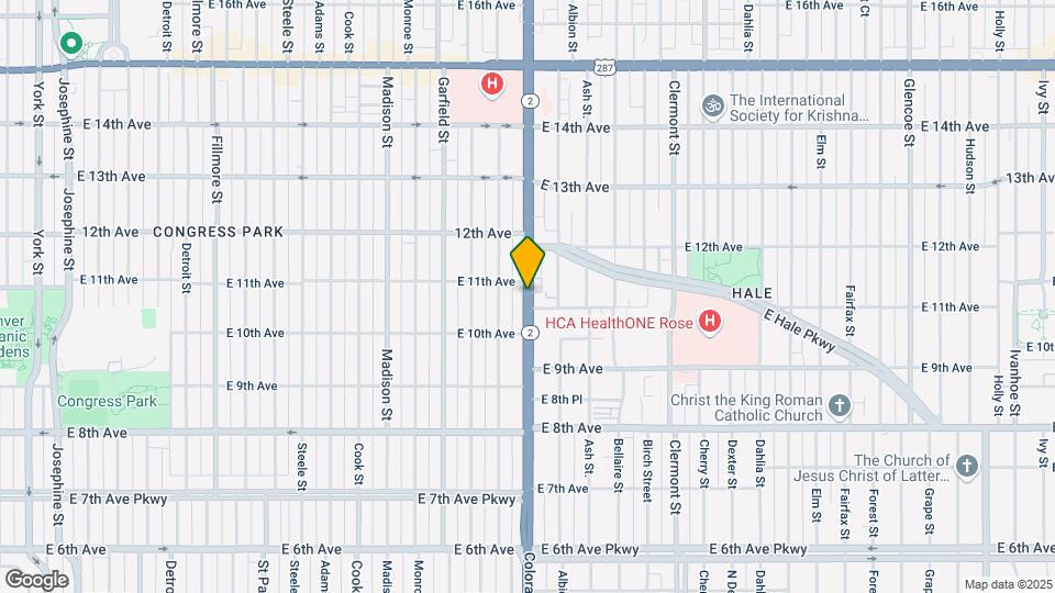 1077 Colorado Blvd Map and Location Details