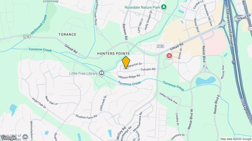 9219 Culcairn Rd Mapa y Detalles de la Ubicación