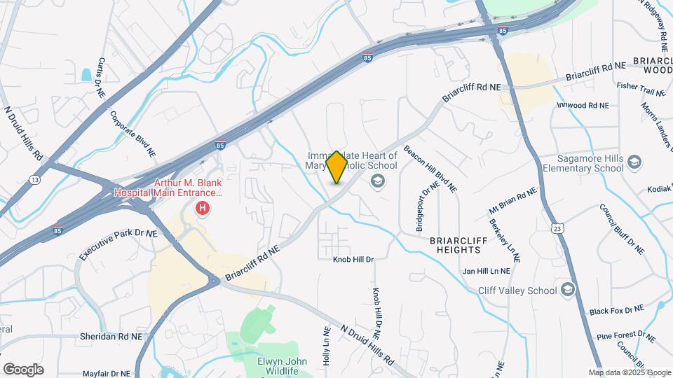 2772 Briarcliff Rd NE Mapa y Detalles de la Ubicación