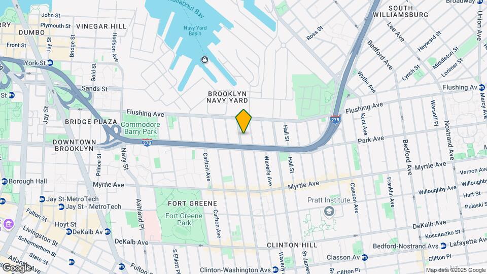 41 Vanderbilt Ave Map and Location Details