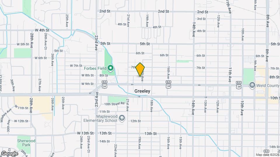 1906 8th St Map and Location Details