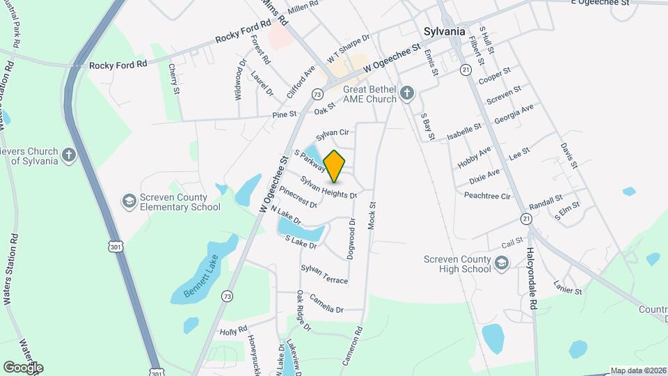 219 Sylvan Heights Dr Map and Location Details