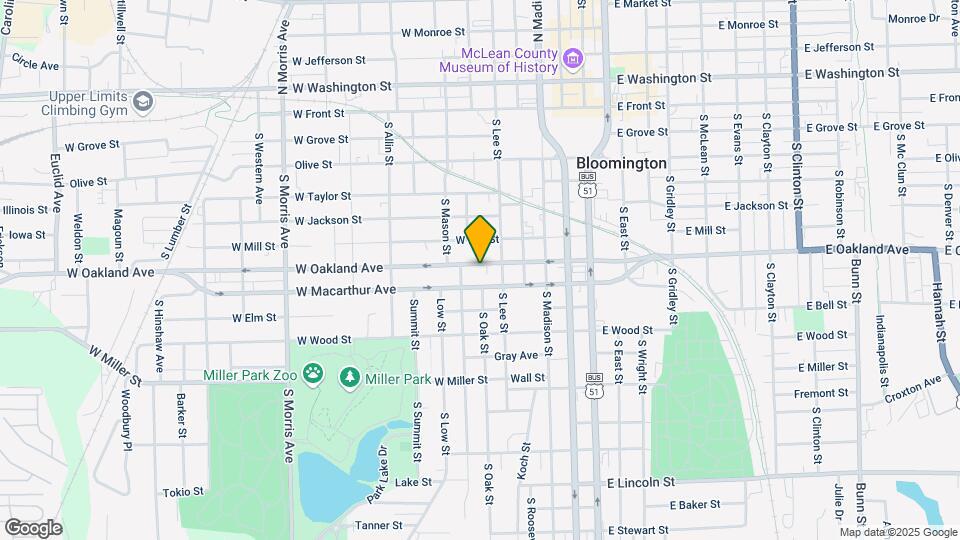 508 W Oakland Ave Map and Location Details