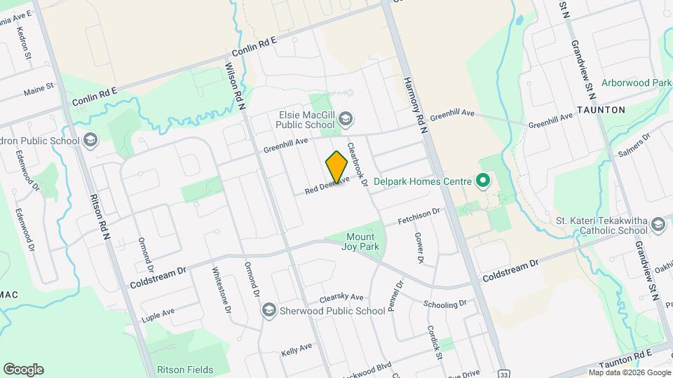 933 Red Deer Ave Map and Location Details