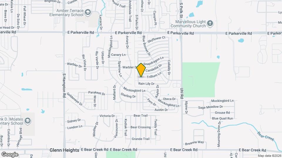 604 Trillium Ln Map and Location Details