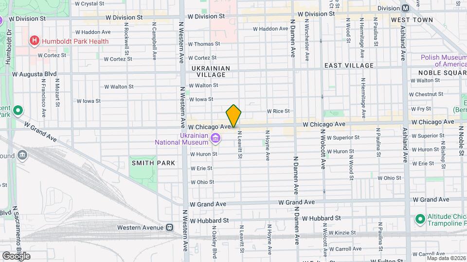 2215 W Chicago Ave Map and Location Details