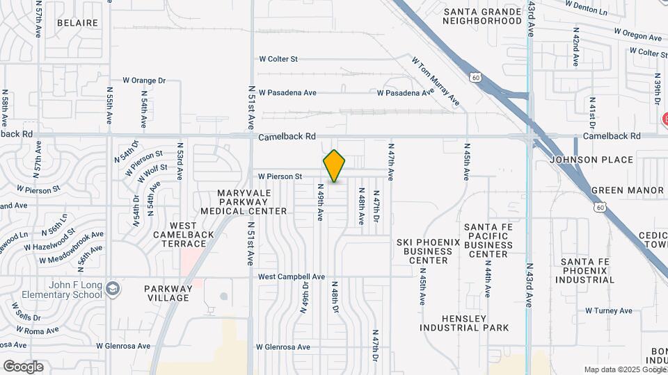 4842 W Elm St Map and Location Details