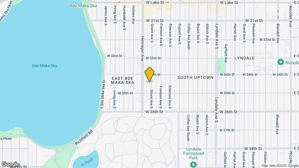 3428 Girard Ave S Map and Location Details