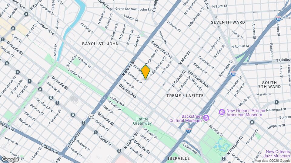 917 N Rocheblave St Map and Location Details