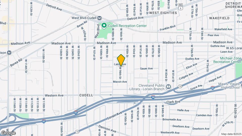 2115 W 96th St Map and Location Details