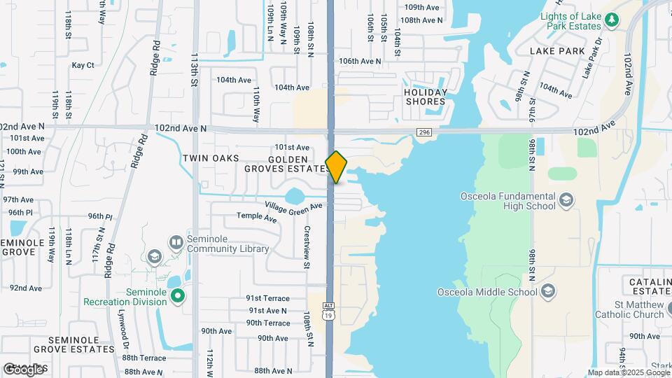 9847 Seminole Blvd Map and Location Details