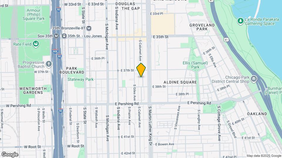 3732 S Calumet Ave Map and Location Details