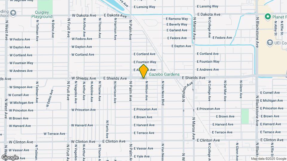 428 E Shields Ave Map and Location Details
