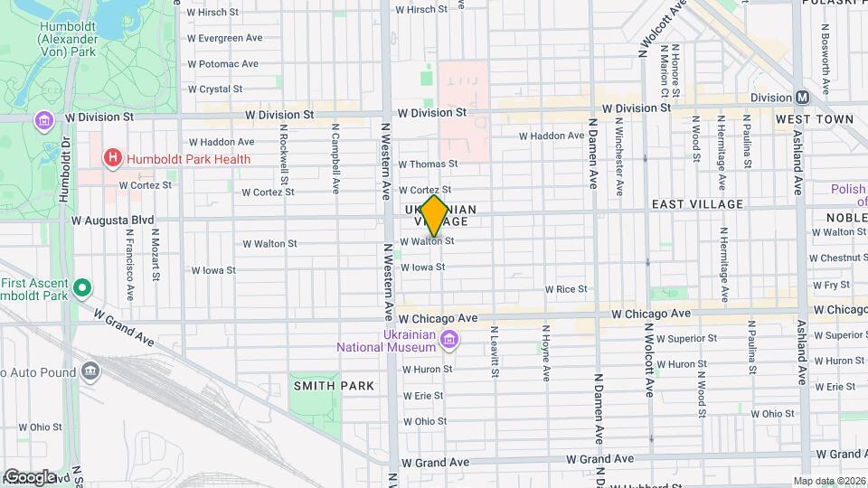 2307 W Walton St, Unit GW Mapa y Detalles de la Ubicación