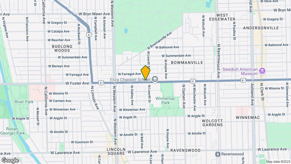 2211 W Foster Ave, Unit 3 Map and Location Details