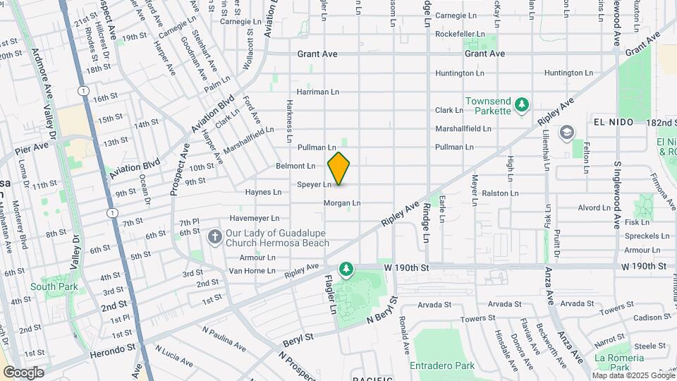 1908 Speyer Ln Map and Location Details