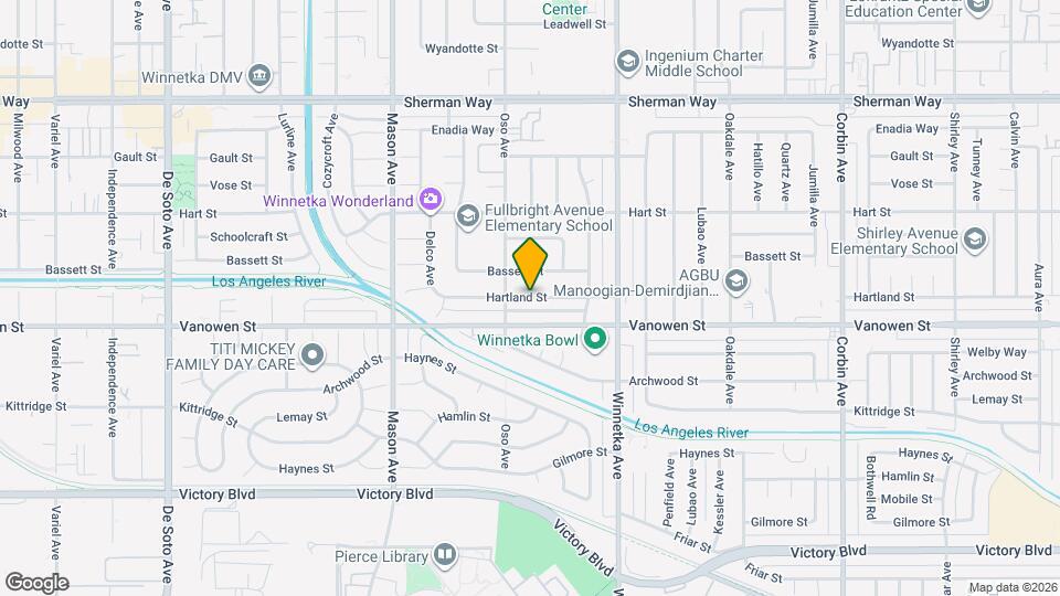 20235 Hartland St Map and Location Details