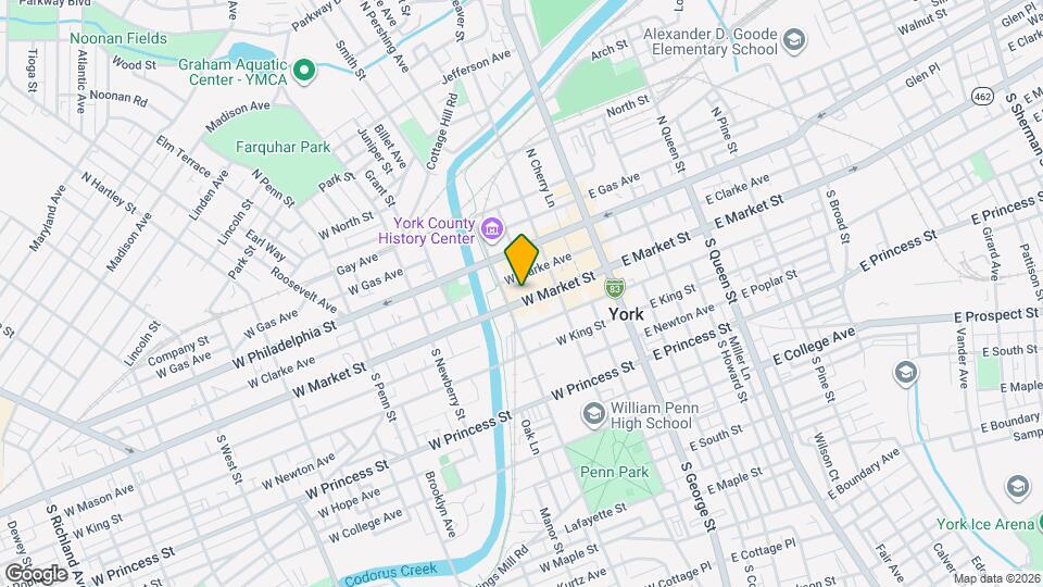 141 W Market St Map and Location Details