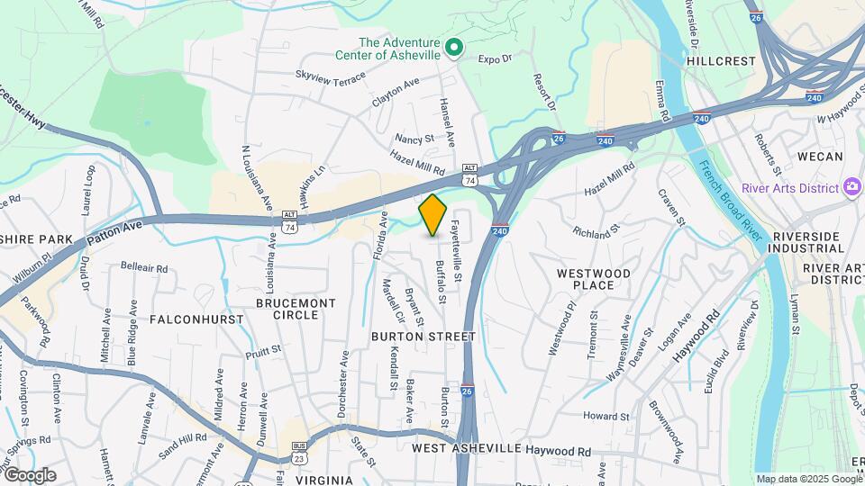 74 Buffalo St Map and Location Details